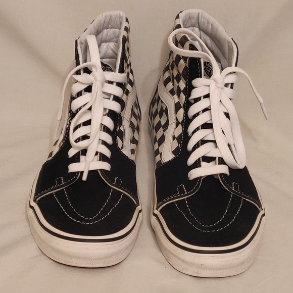 Vans Sk8-Hi Checkerboard Vans Patch - Picture 2 of 9